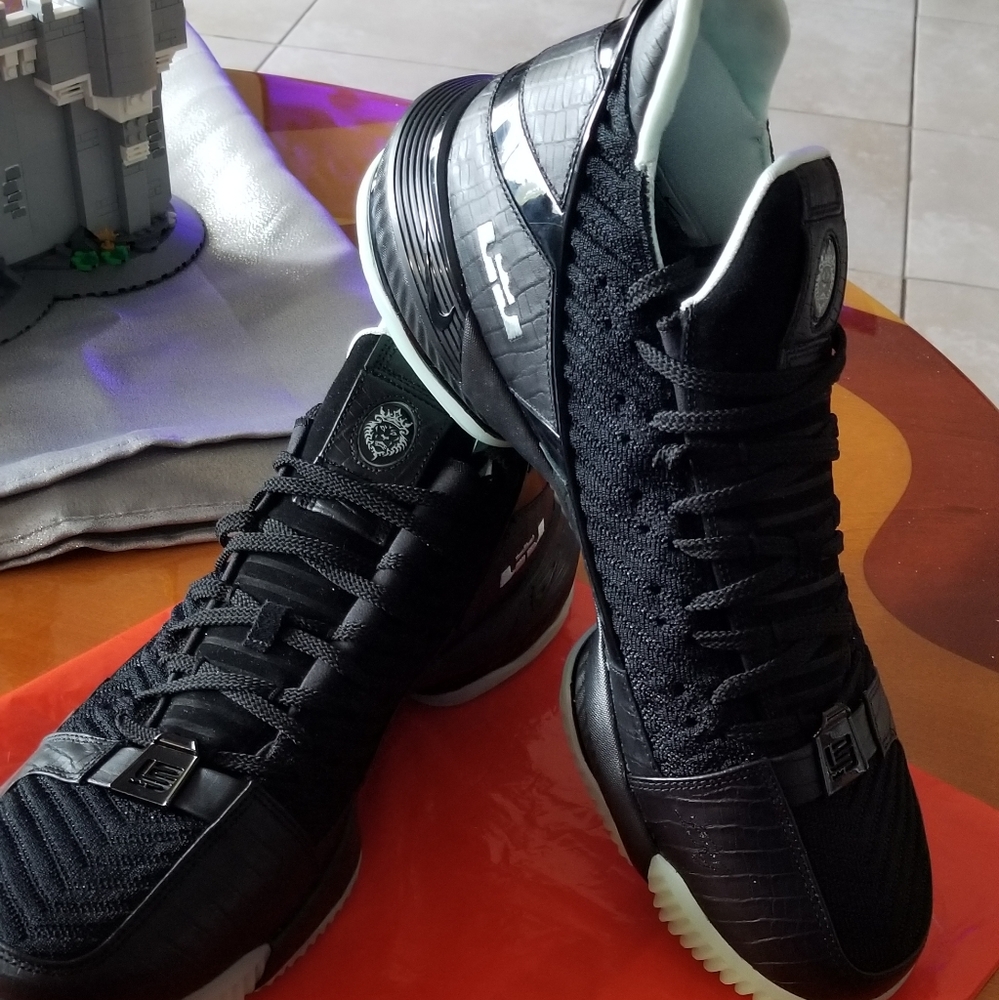 Nike LeBron XVI SB (Glow In Dark), Size 17, NEW!
